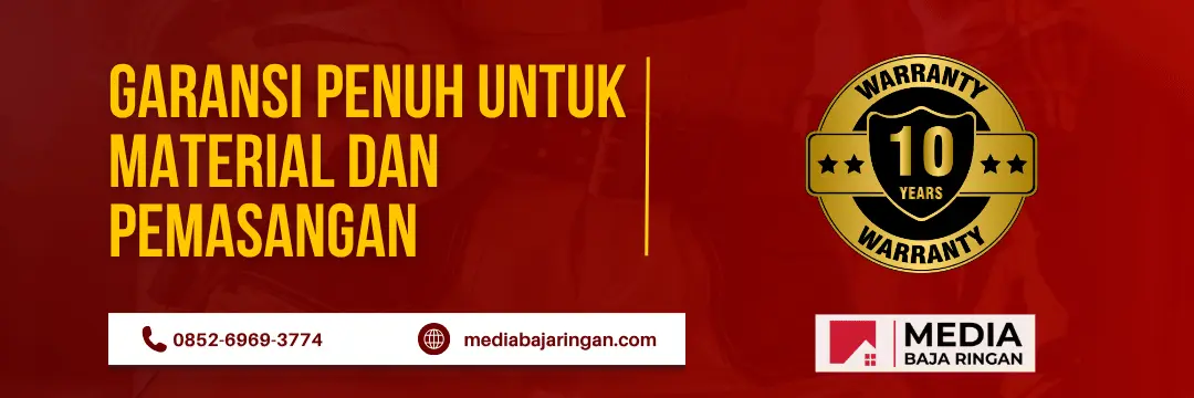 Garansi Penuh untuk Material dan Pemasangan